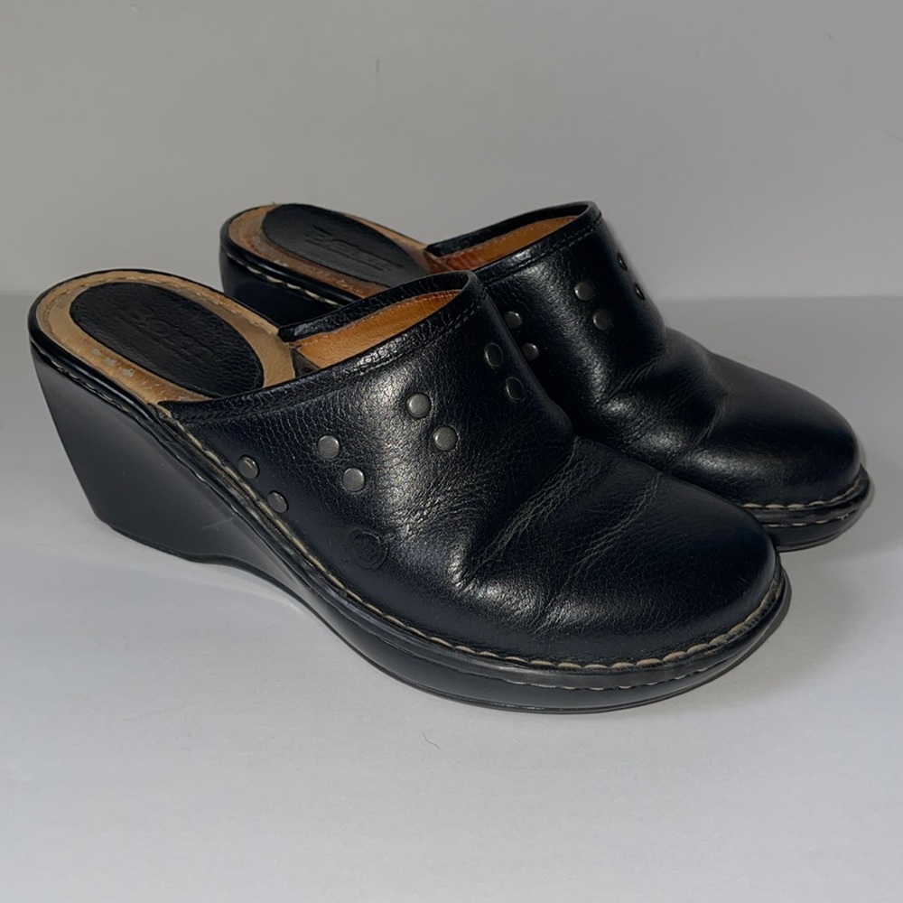 Black clogs